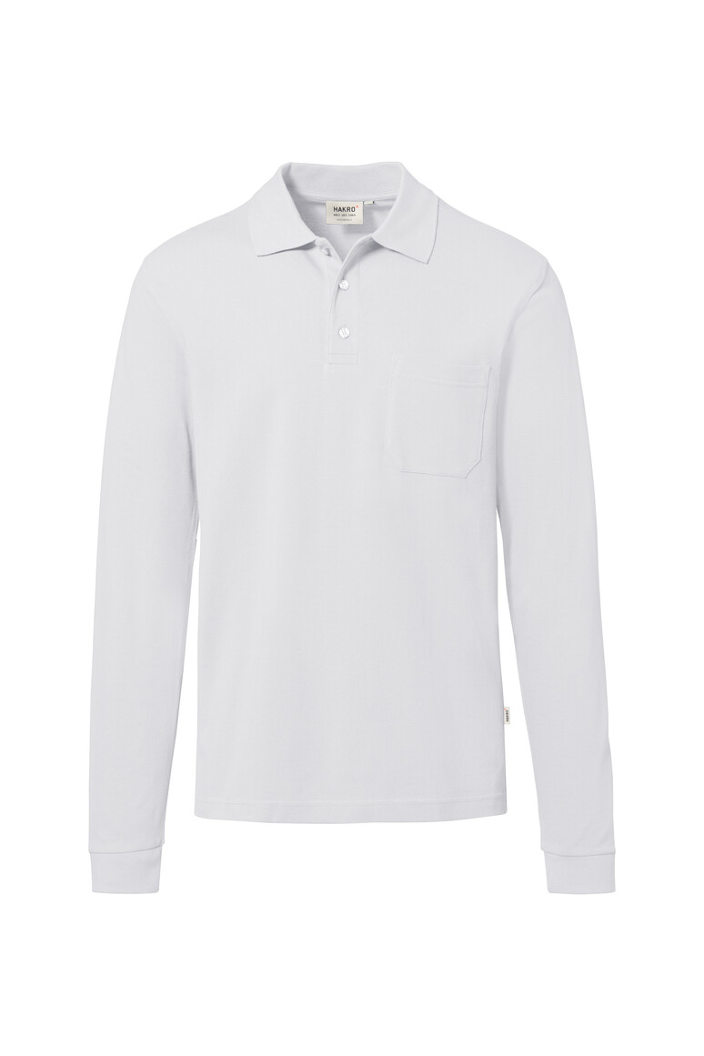 HAKRO Longsleeve-Pocket-Poloshirt Top Unisex Comfort Fit 