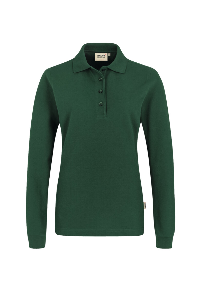 HAKRO Damen Longsleeve-Poloshirt MIKRALINAR® Damen Regular Fit 