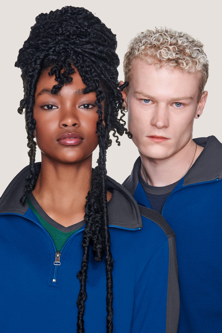 HAKRO Zip-Sweatshirt Contrast MIKRALINAR® Unisex Comfort Fit 