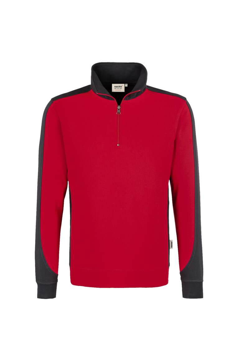HAKRO Zip-Sweatshirt Contrast MIKRALINAR® Unisex Comfort Fit 