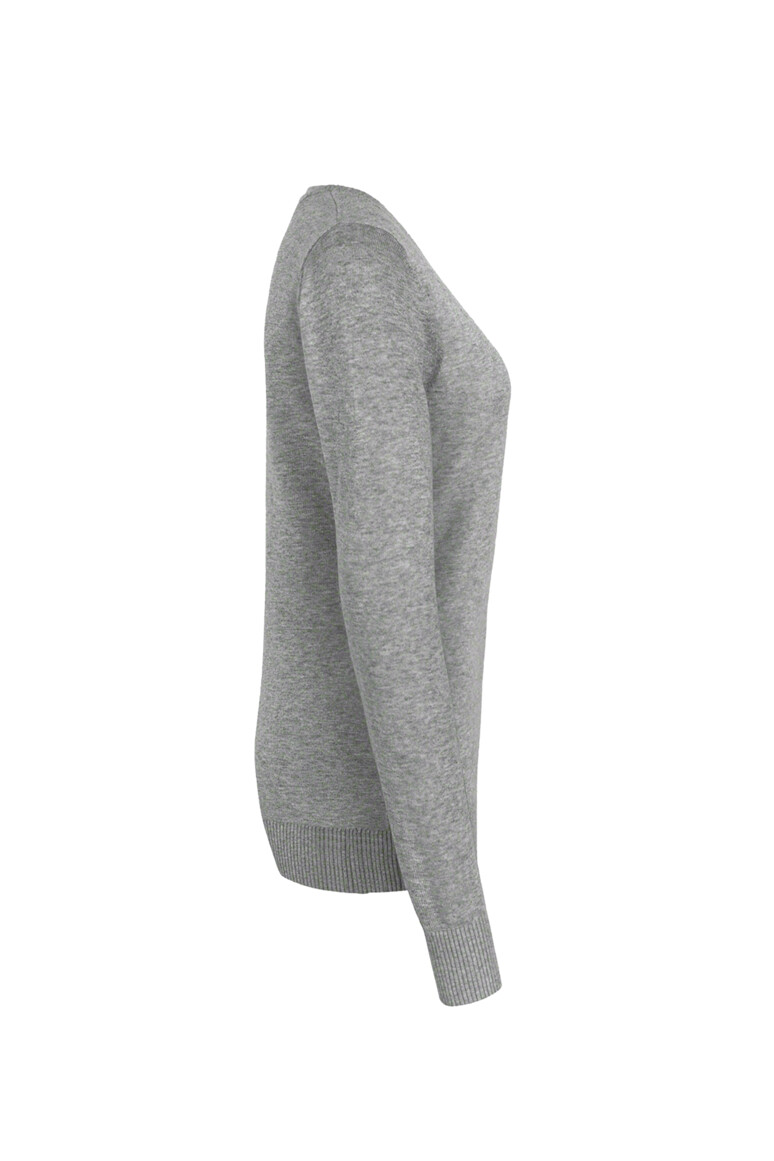 HAKRO Damen V-Pullover Premium-Baumwolle Damen Regular Fit 