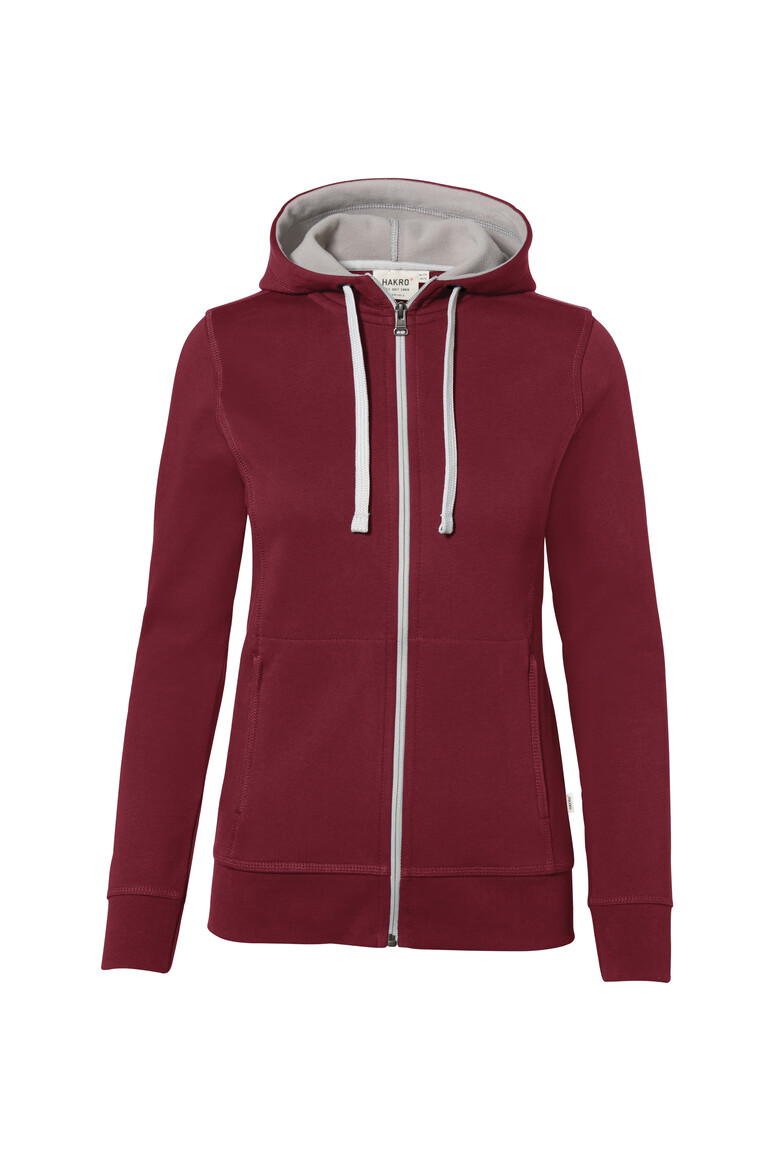 HAKRO Damen Kapuzenjacke Bonded Damen Regular Fit 