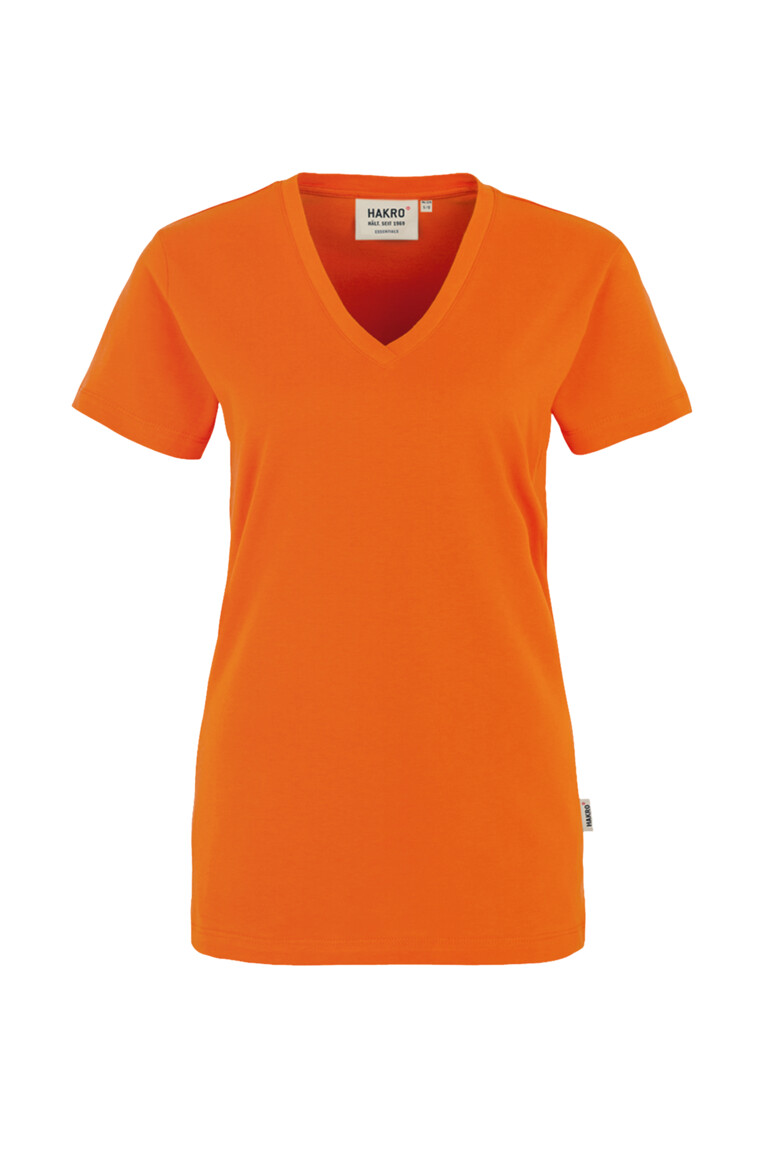 HAKRO Damen V-Shirt Classic Damen Regular Fit