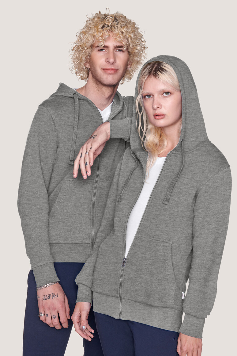 HAKRO Kapuzen-Sweatjacke Premium Unisex Comfort Fit 