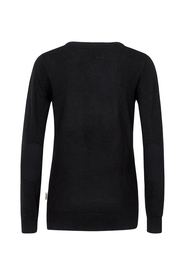 HAKRO Damen V-Pullover Merino-Wolle Damen Regular Fit 