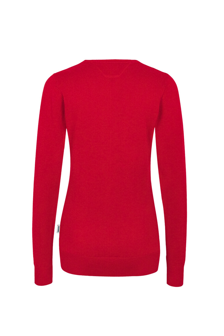 HAKRO Damen V-Pullover Premium-Baumwolle Damen Regular Fit