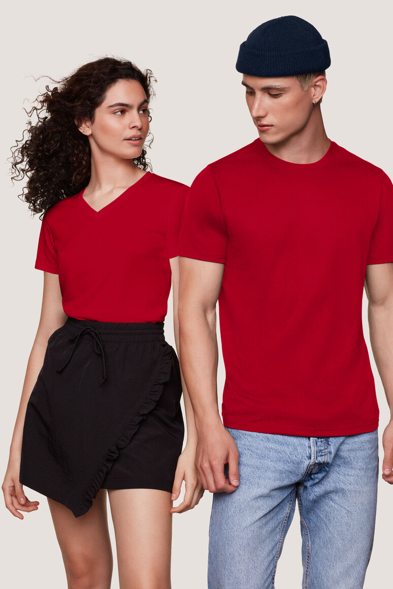 HAKRO Damen V-Shirt COOLMAX® Damen Regular Fit