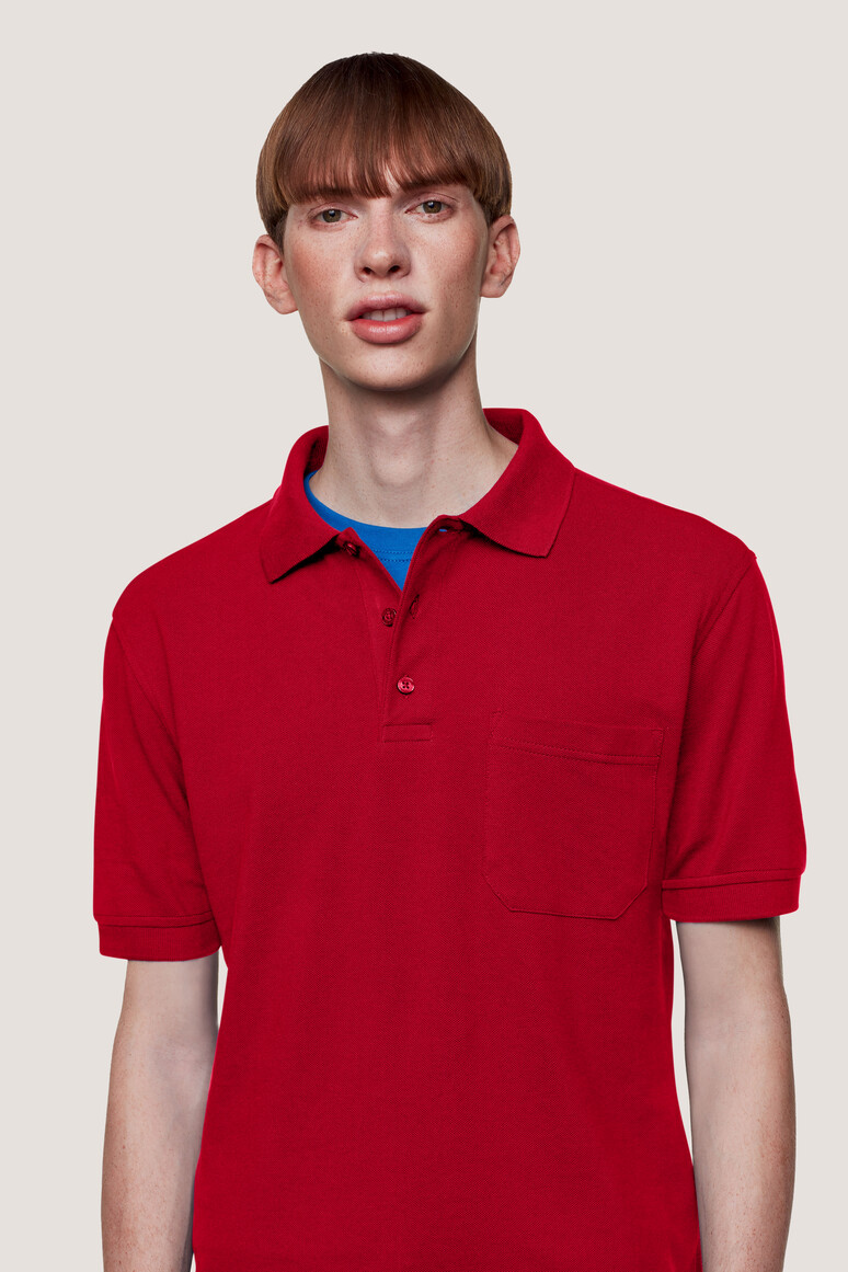 HAKRO Pocket-Poloshirt Top Unisex Comfort Fit 