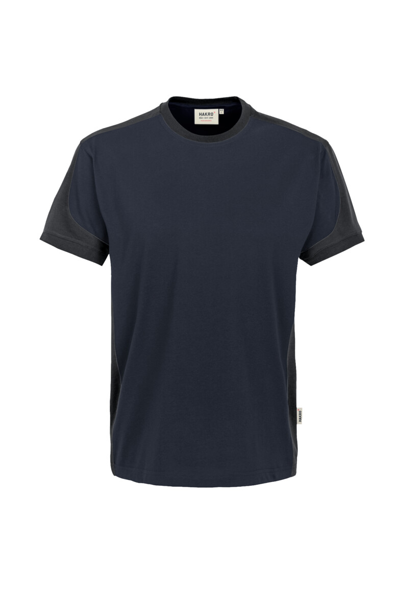 HAKRO T-Shirt Contrast MIKRALINAR® Unisex Comfort Fit 