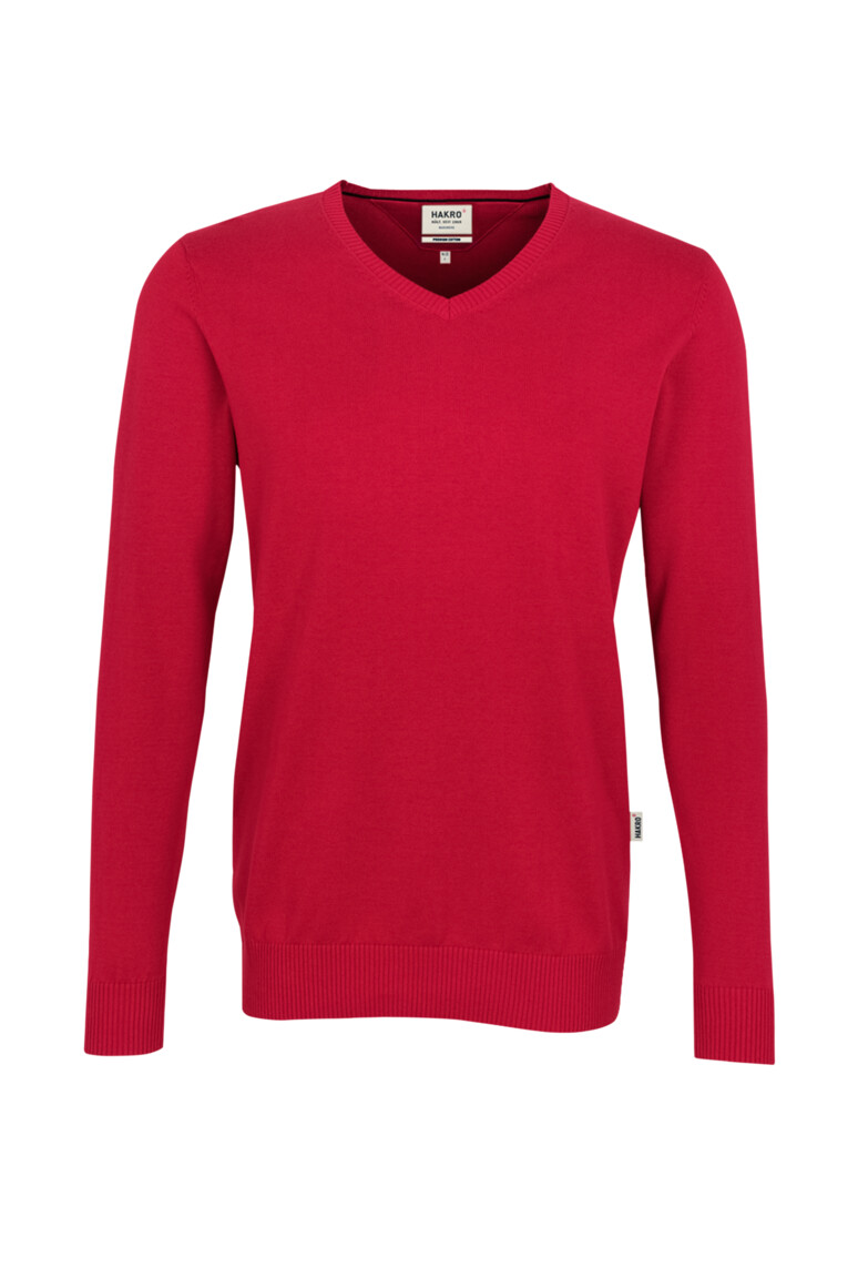 HAKRO V-Pullover Premium-Baumwolle Unisex Regular Fit 