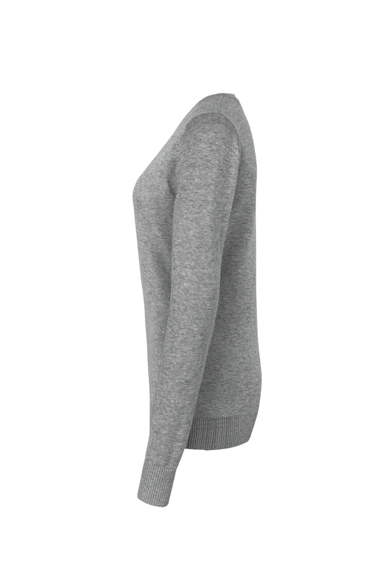 HAKRO Damen V-Pullover Premium-Baumwolle Damen Regular Fit 