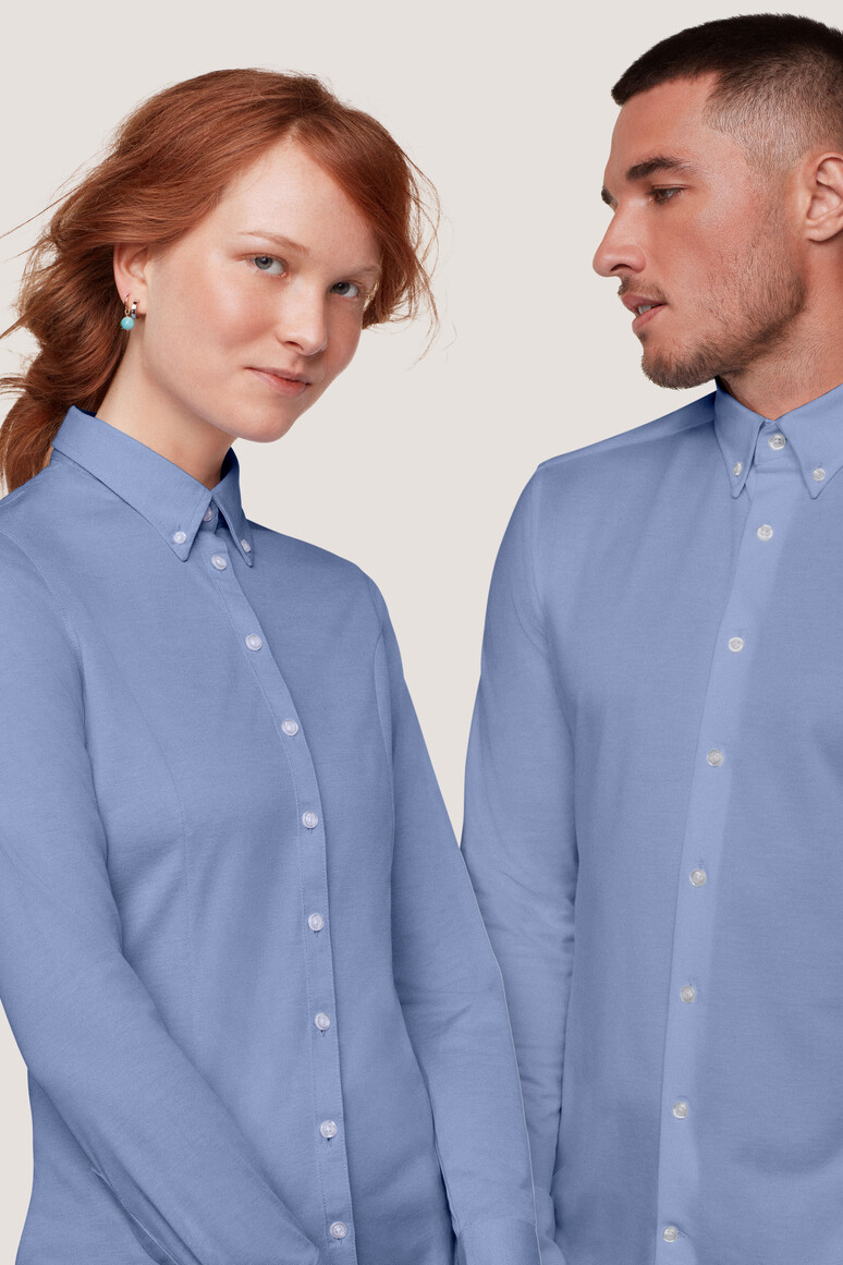 HAKRO Hemd Natural Stretch Regular Unisex Regular Fit