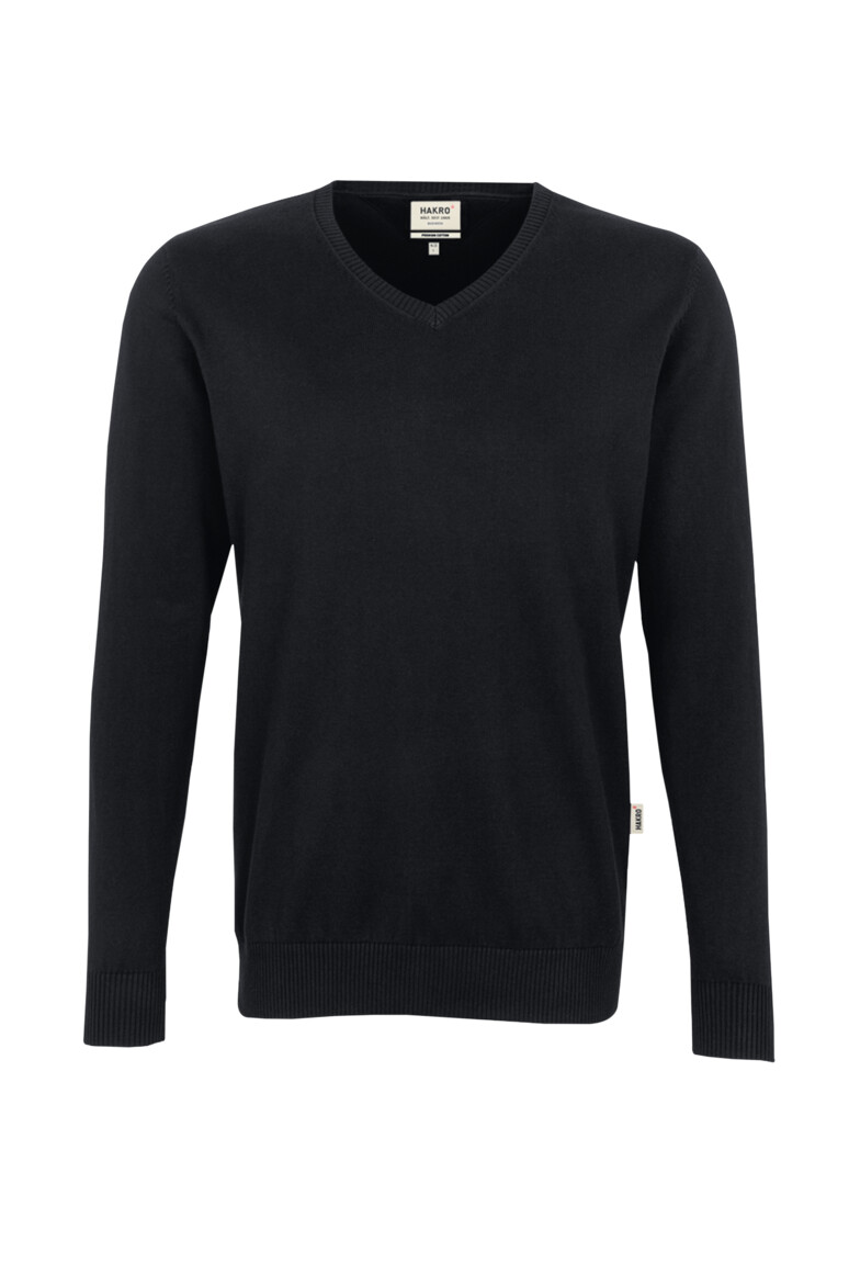 HAKRO V-Pullover Premium-Baumwolle Unisex Regular Fit 