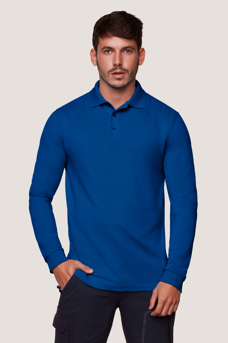 HAKRO Longsleeve-Poloshirt MIKRALINAR® Unisex Comfort Fit 