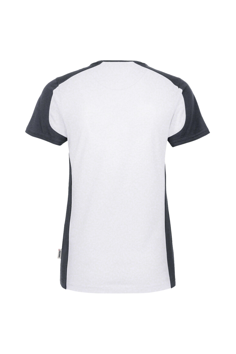 HAKRO Damen V-Shirt Contrast MIKRALINAR® Damen Regular Fit 