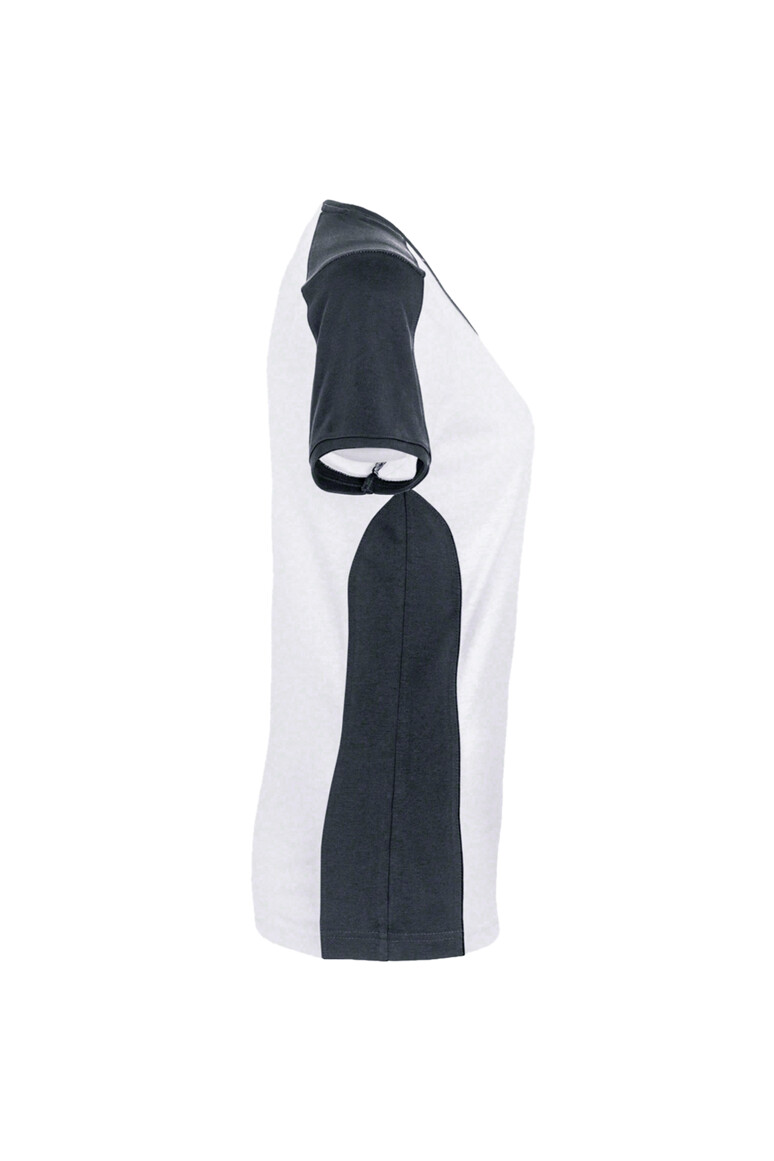 HAKRO Damen V-Shirt Contrast MIKRALINAR® Damen Regular Fit 