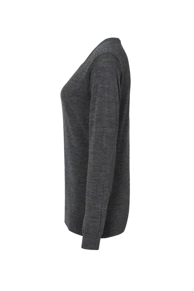 HAKRO Damen V-Pullover Merino-Wolle Damen Regular Fit 