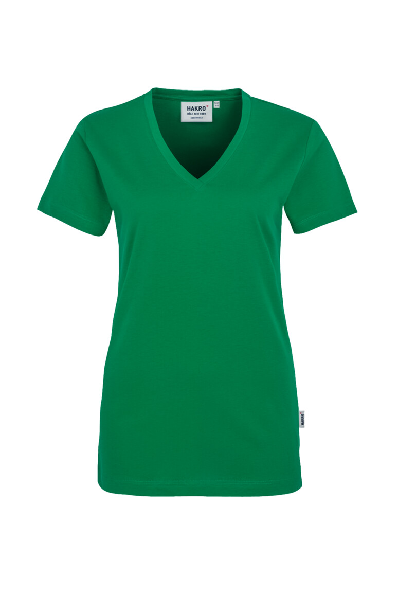 HAKRO Damen V-Shirt Classic Damen Regular Fit