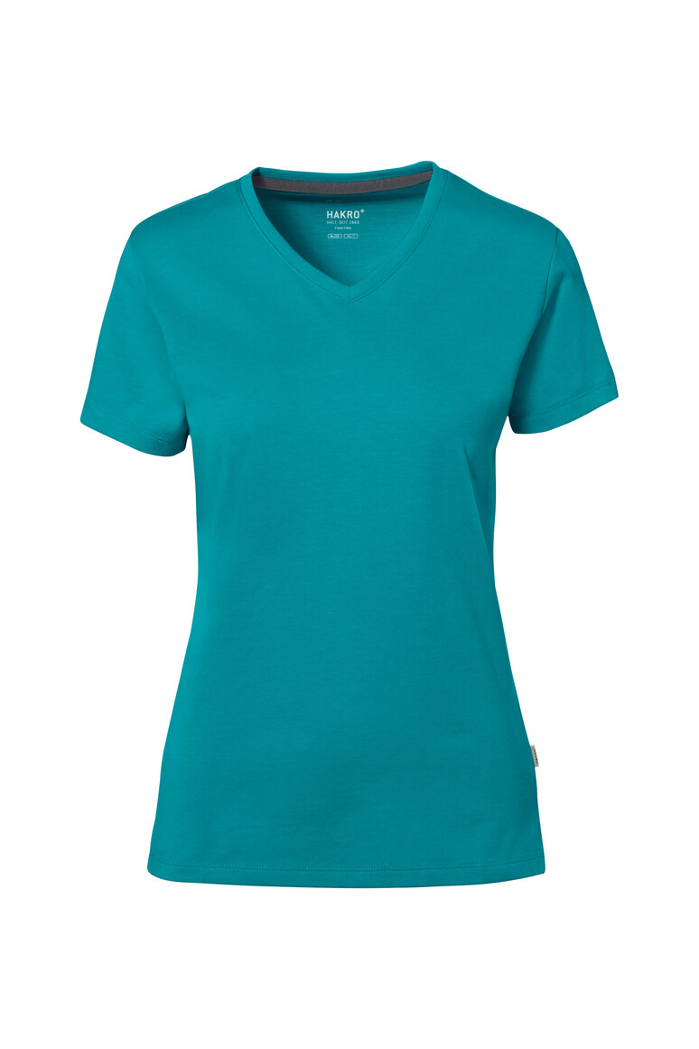 HAKRO COTTON TEC® Damen V-Shirt Damen Regular Fit 