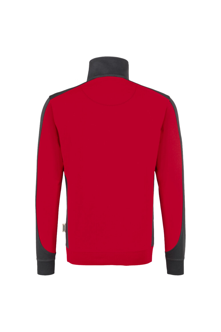 HAKRO Zip-Sweatshirt Contrast MIKRALINAR® Unisex Comfort Fit 