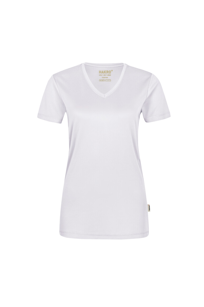 HAKRO Damen V-Shirt COOLMAX® Damen Regular Fit 