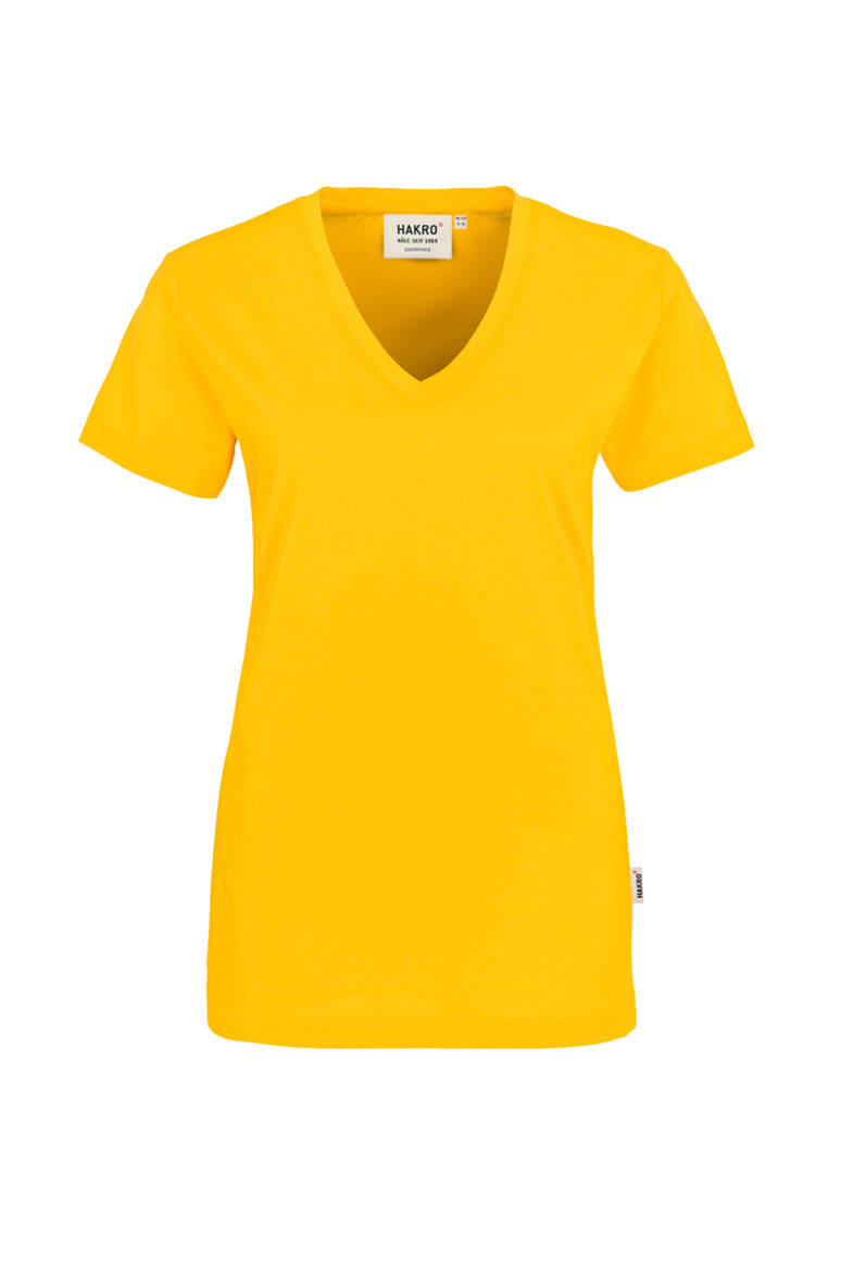 HAKRO Damen V-Shirt Classic Damen Regular Fit
