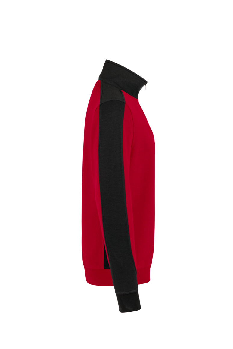 HAKRO Zip-Sweatshirt Contrast MIKRALINAR® Unisex Comfort Fit 