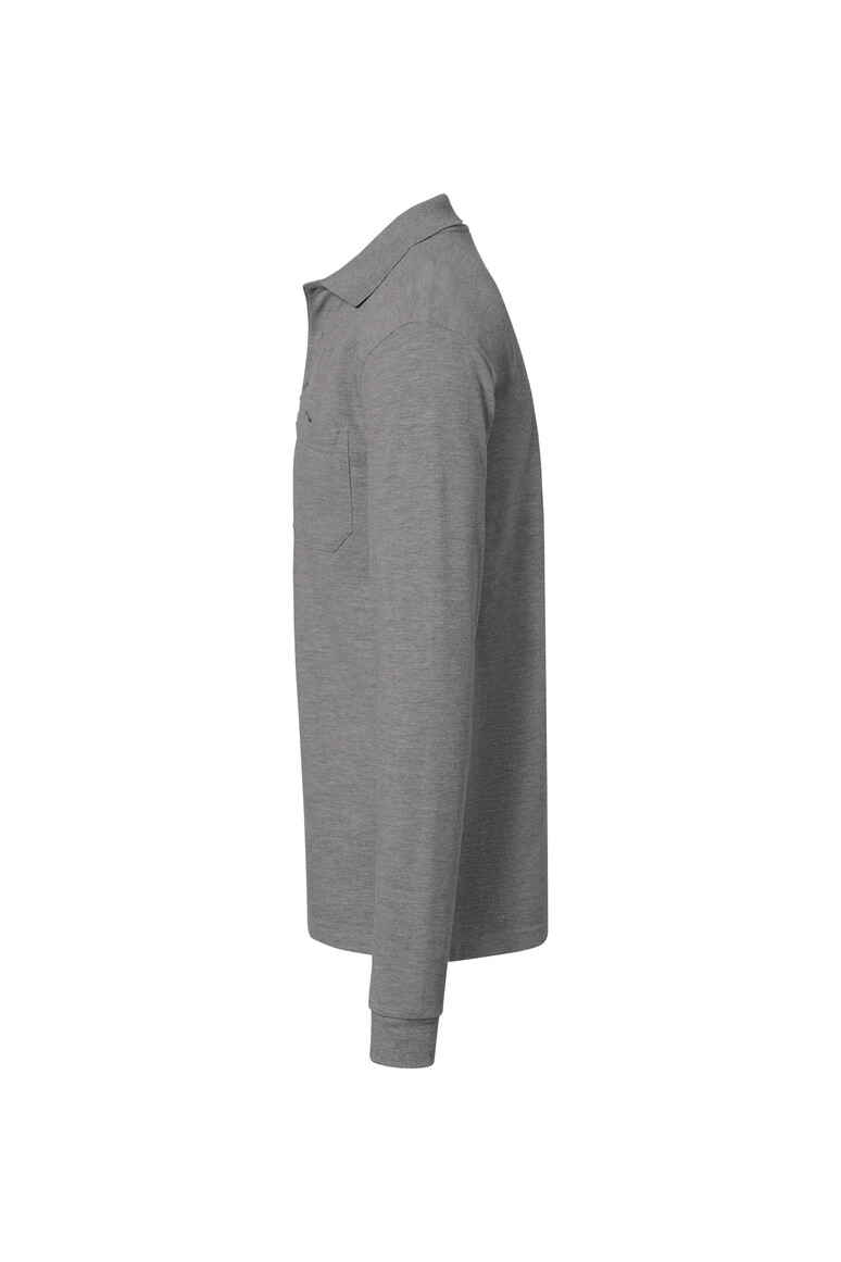 HAKRO Longsleeve-Pocket-Poloshirt Top Unisex Comfort Fit 