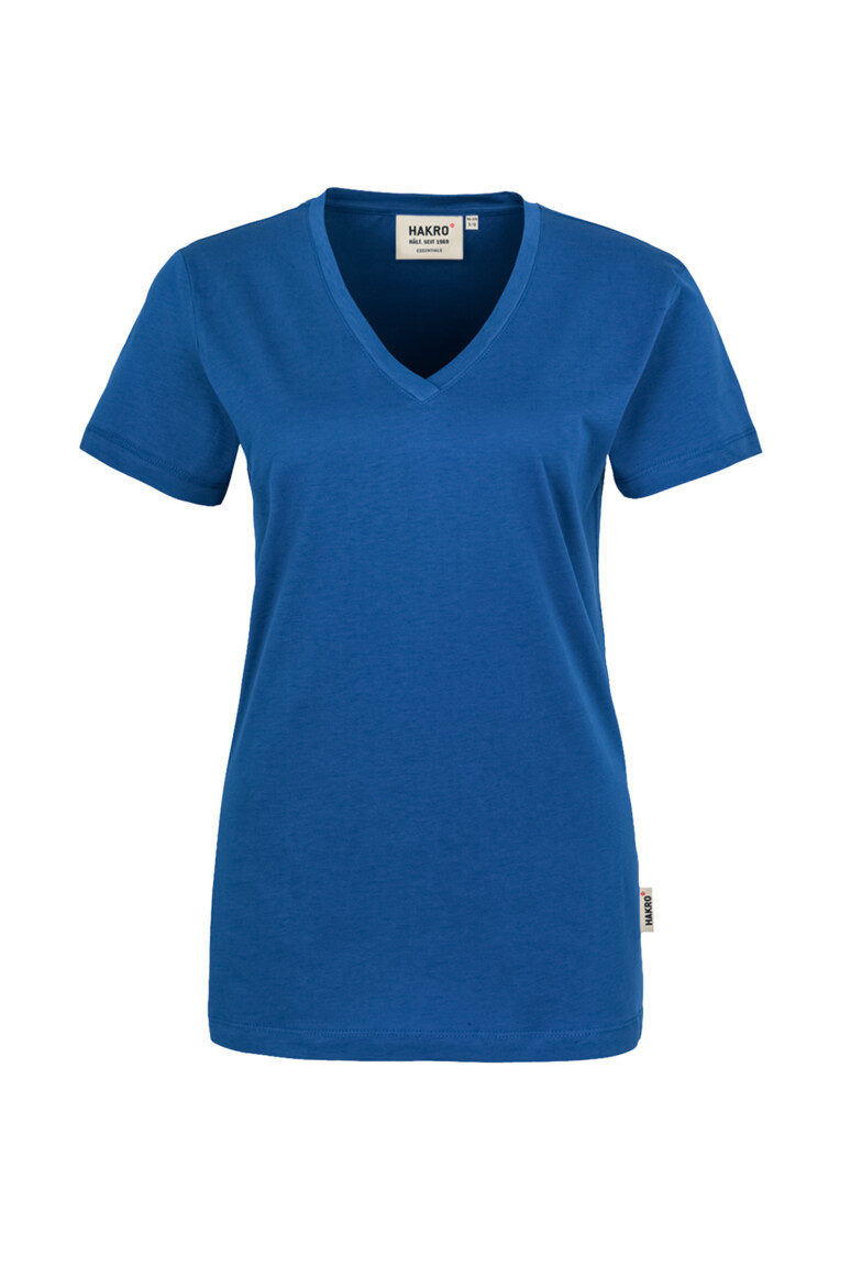 HAKRO Damen V-Shirt Classic Damen Regular Fit