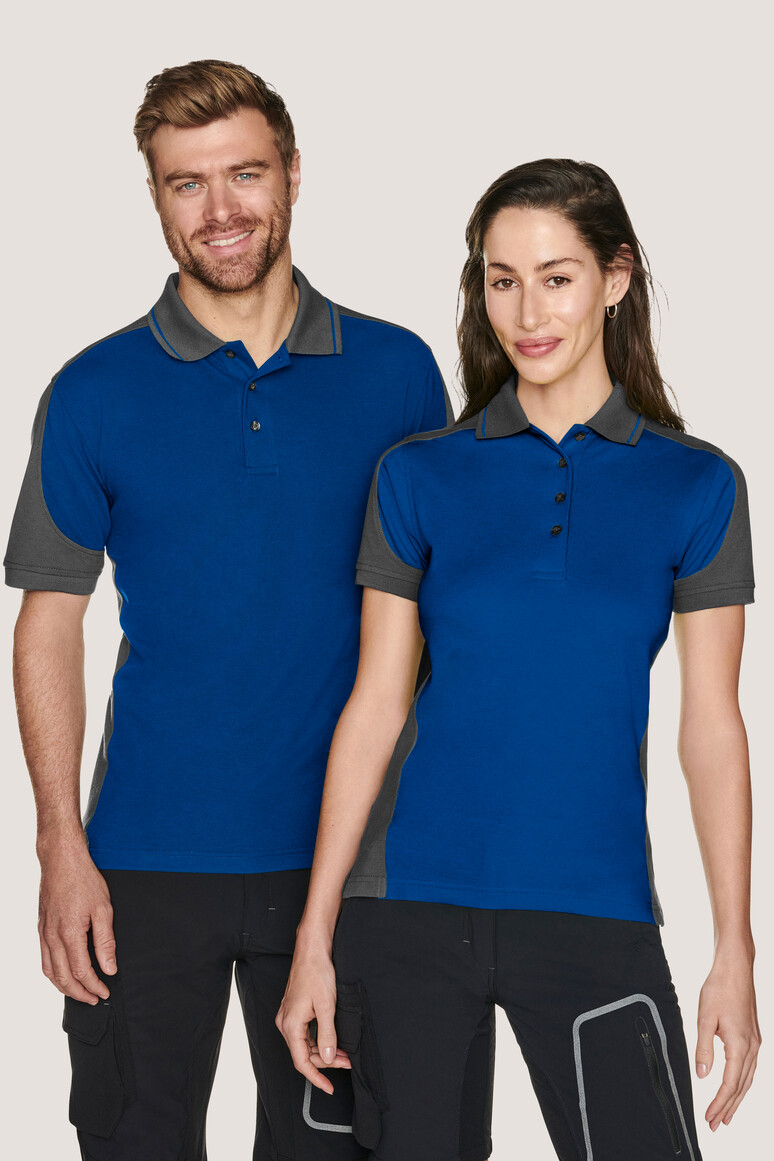 HAKRO Damen Poloshirt Contrast MIKRALINAR® Damen Regular Fit 