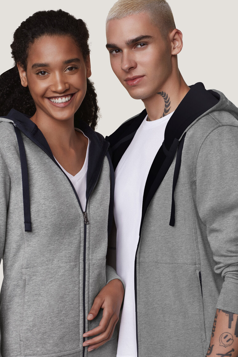 HAKRO Damen Kapuzenjacke Bonded Damen Regular Fit 