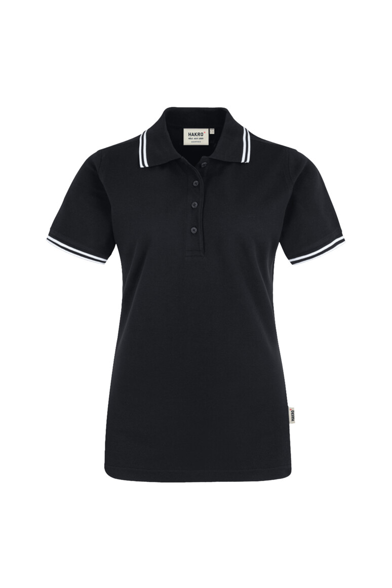 HAKRO Damen Poloshirt Twin-Stripe Damen Regular Fit 