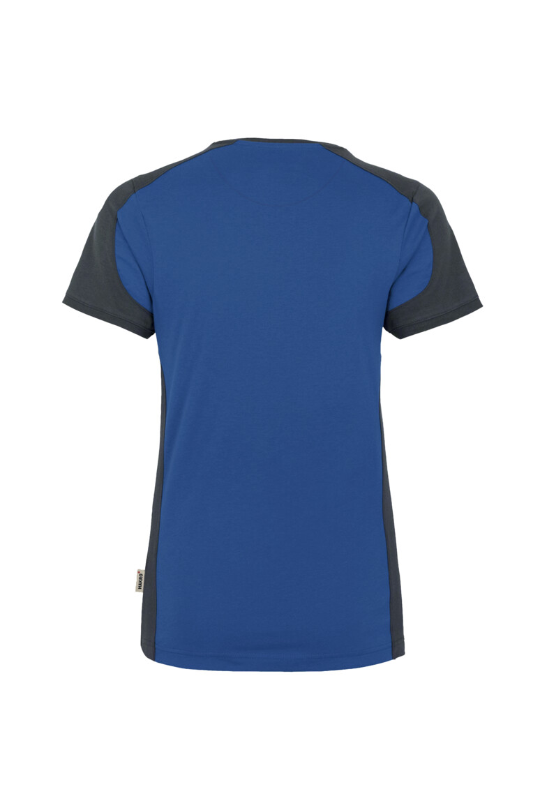 HAKRO Damen V-Shirt Contrast MIKRALINAR® Damen Regular Fit 